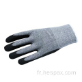 Gants de l&#39;industrie anti-verre nitrile HESPAX Sandy Nitrile